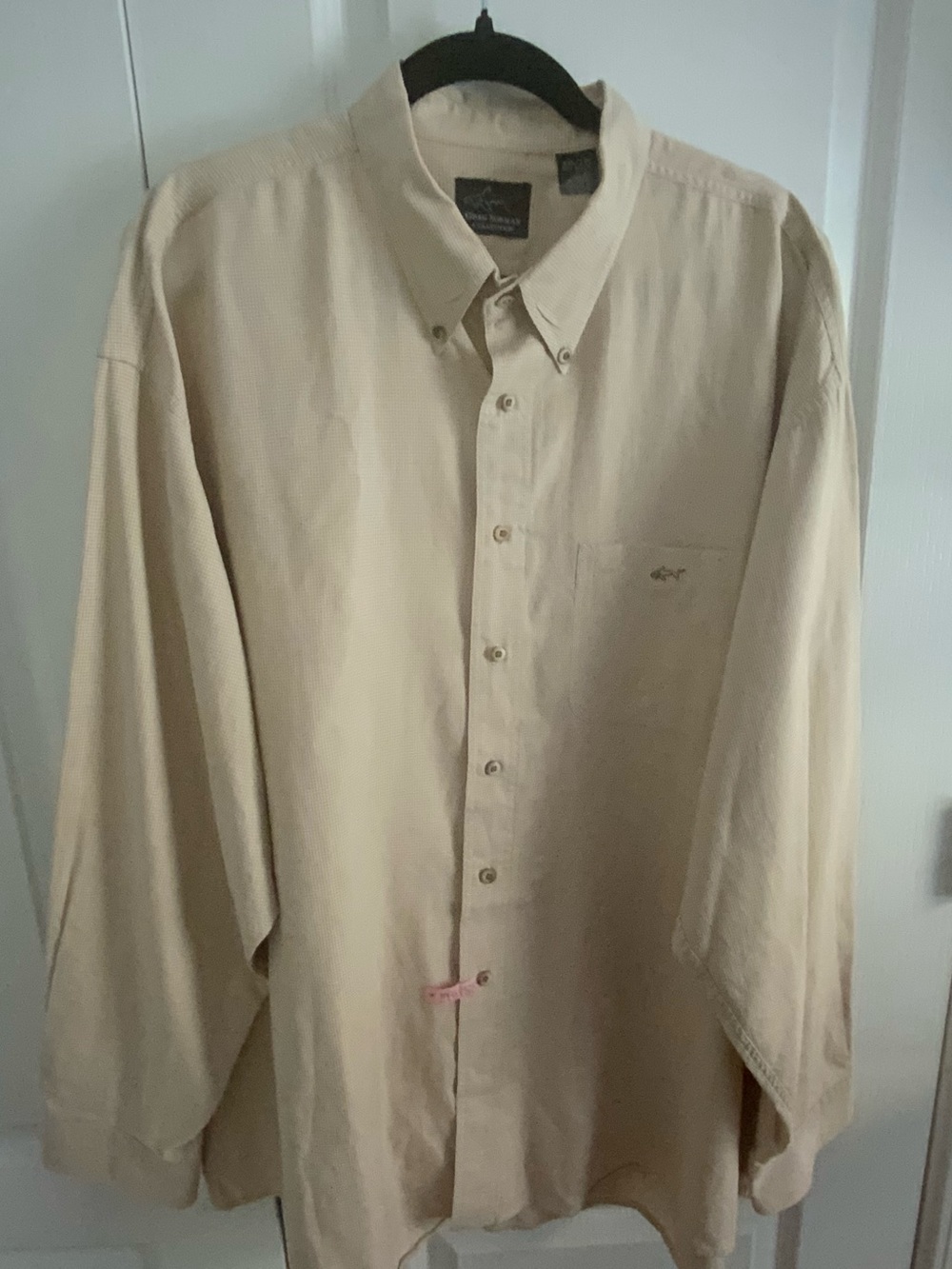 Greg Norman Collection Beige Button-Down Casual Shirt